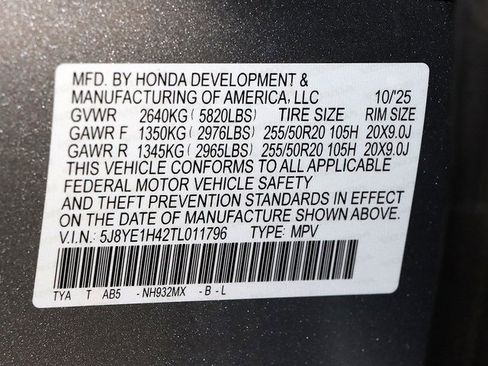 Used 2026 Acura MDX w/ Technology Package image 41