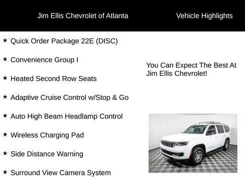 Used 2023 Jeep Wagoneer 2WD w/ Convenience Group I image 5