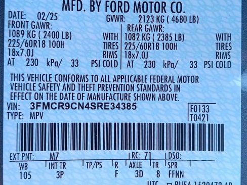 Used 2025 Ford Bronco Sport Outer Banks w/ Outer Banks Tech Package+ image 27