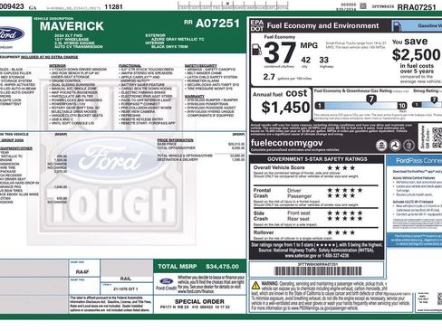 Used 2024 Ford Maverick XLT w/ XLT Luxury Package FWD image 11