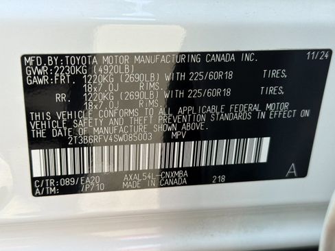 Used 2025 Toyota RAV4 XLE Premium w/ Weather Package AWD/4WD image 35