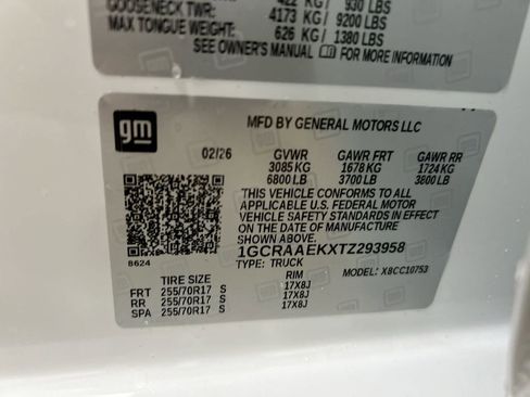 New 2026 Chevrolet Silverado 1500 W/T w/ Trailering Package image 26