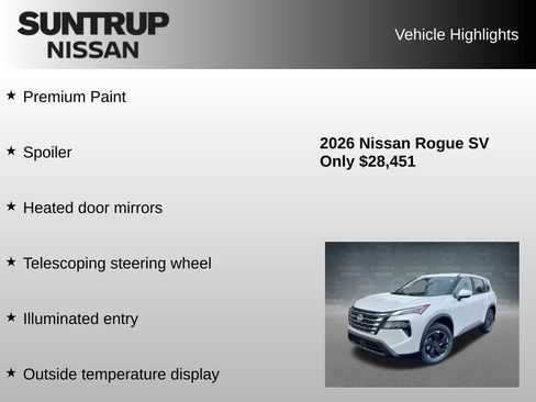 Used 2026 Nissan Rogue SV AWD/4WD image 40