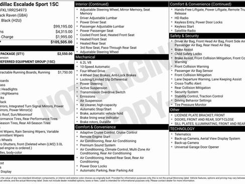 Used 2024 Cadillac Escalade Sport w/ Touring Package image 7