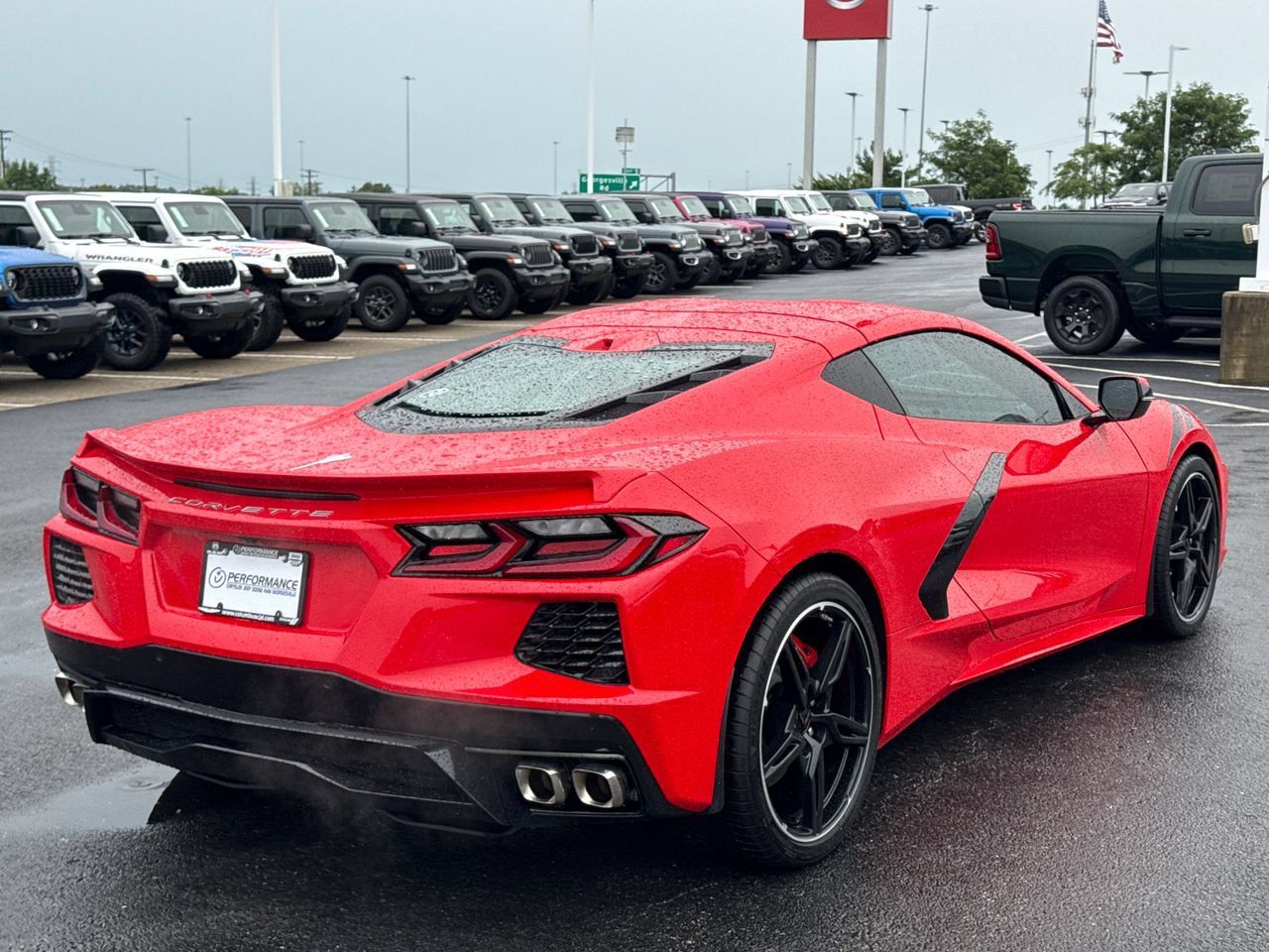 Used 2023 Chevrolet Corvette Stingray Premium Cpe w/ Chrome Exterior Badge Package RWD image 3