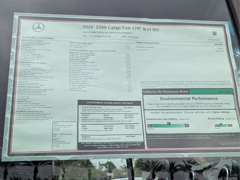 New 2026 Mercedes-Benz Sprinter 2500 image 13