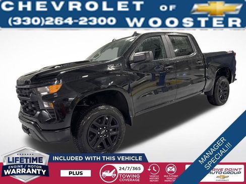 New 2026 Chevrolet Silverado 1500 Custom Trail Boss w/ Turbomax Blackout Package image 1