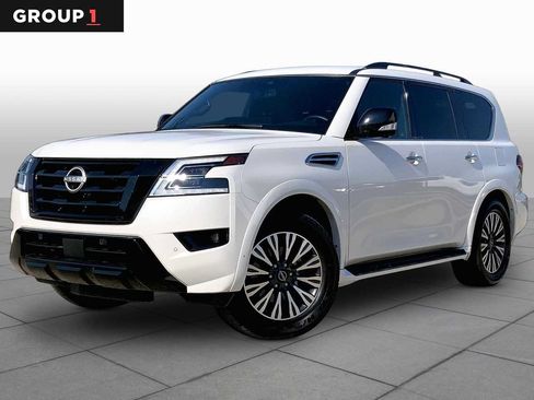 Used 2023 Nissan Armada SL w/ Midnight Edition Package RWD image 1