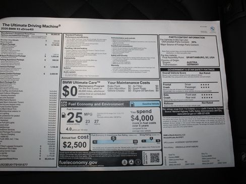 New 2026 BMW X5 xDrive40i w/ M Sport Package image 24