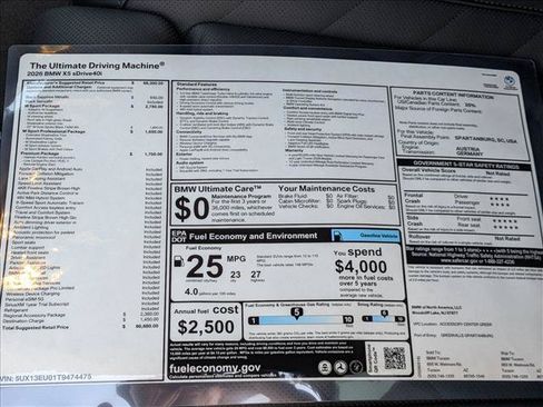 New 2026 BMW X5 sDrive40i w/ M Sport Package RWD image 18