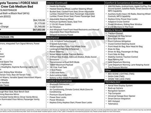 Certified 2025 Toyota Tacoma TRD Pro AWD/4WD image 34
