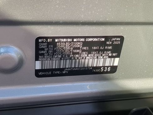 New 2026 Mitsubishi Eclipse Cross LE AWD/4WD image 36
