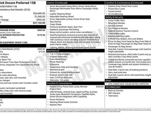 Used 2019 Buick Encore Preferred w/ Safety Package image 2