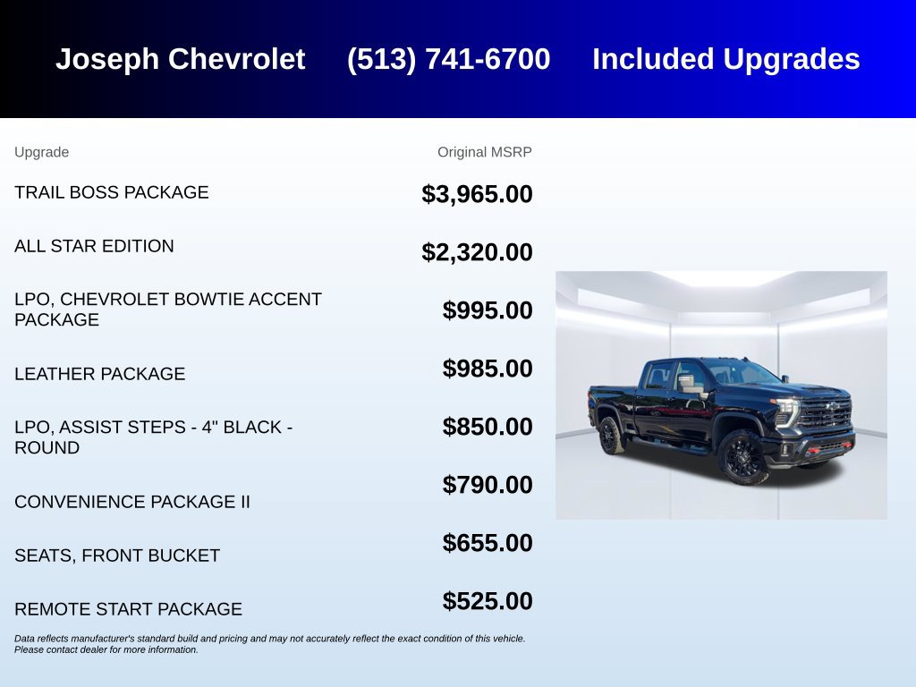 Used 2025 Chevrolet Silverado 2500 LT w/ Trail Boss Package AWD/4WD image 6
