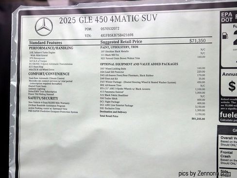 New 2025 Mercedes-Benz GLE 450 4MATIC image 28