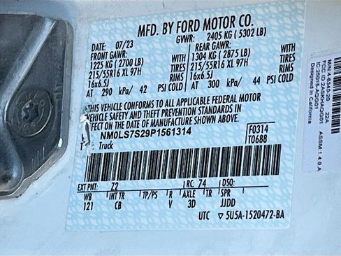 Used 2023 Ford Transit Connect XL FWD image 29