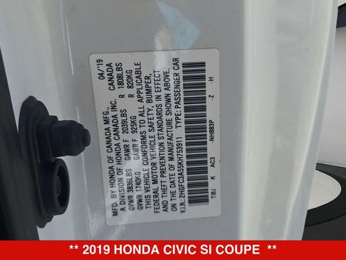 Used 2019 Honda Civic Si image 34