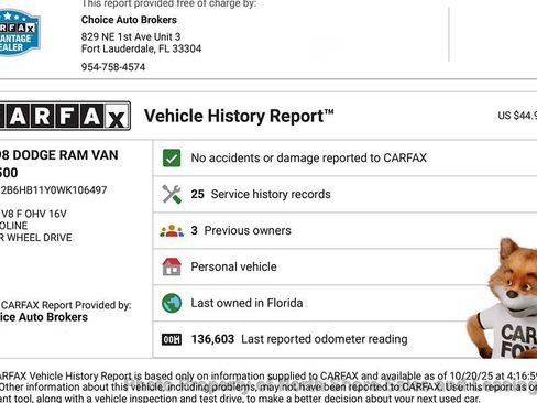 Used 1998 Dodge B1500 image 11
