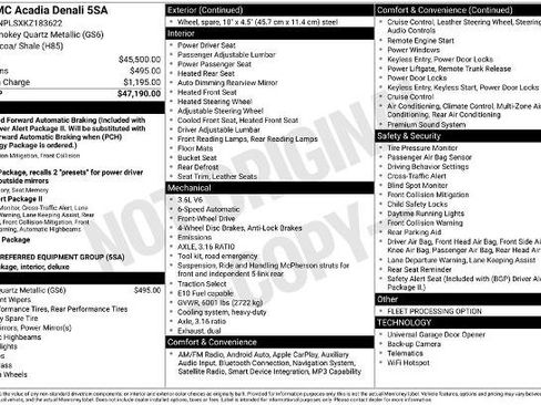 Used 2019 GMC Acadia Denali FWD image 6