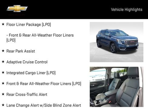 Certified 2024 GMC Terrain SLT w/ LPO, Floor Liner Package FWD image 21