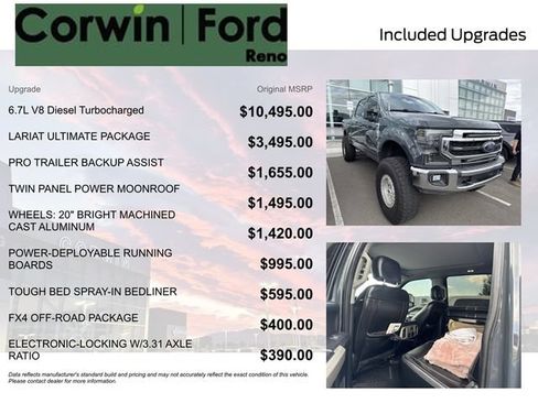 Used 2021 Ford F250 Lariat w/ Lariat Ultimate Package AWD/4WD image 8