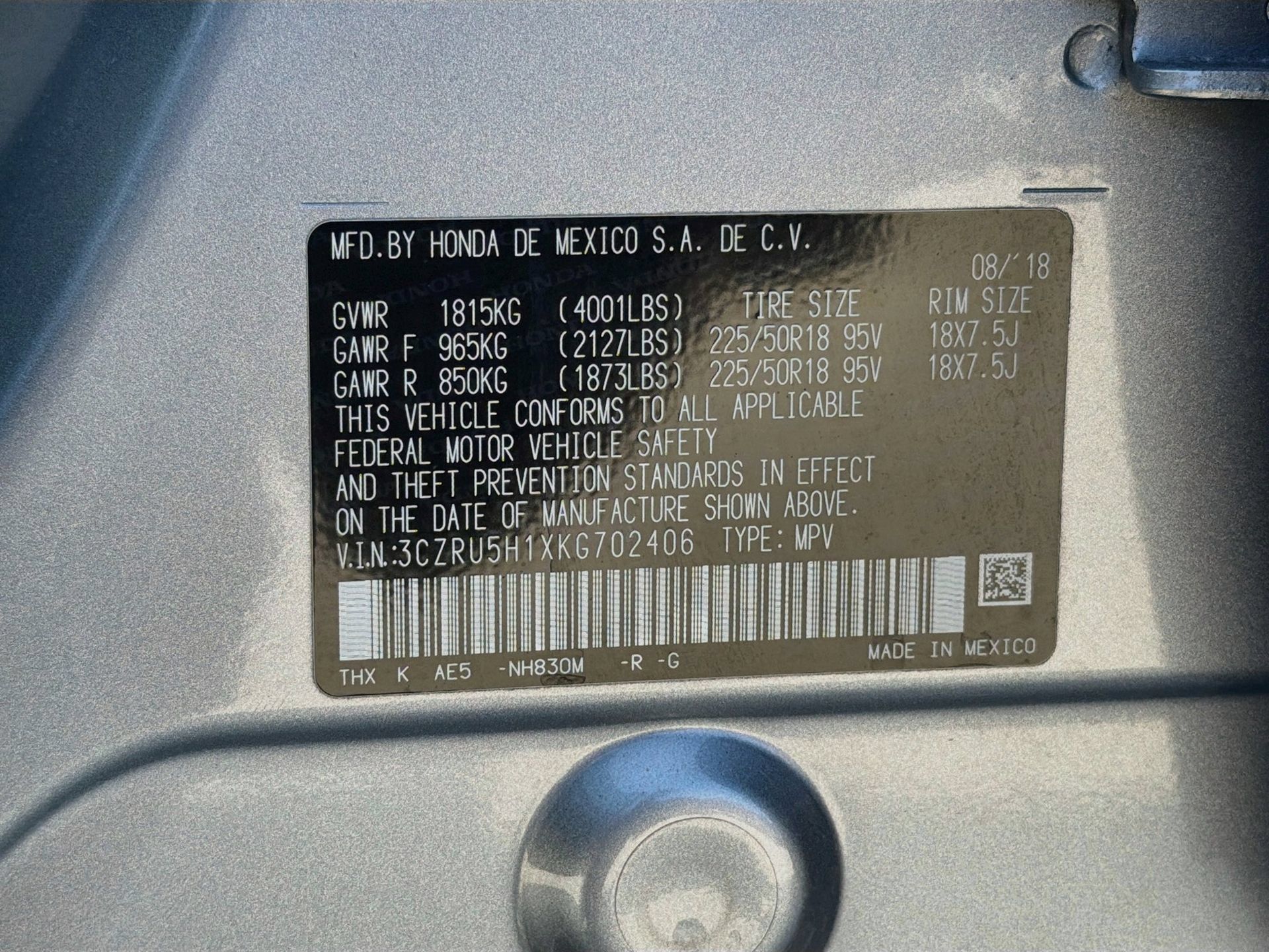 Used 2019 Honda HR-V Sport image 29