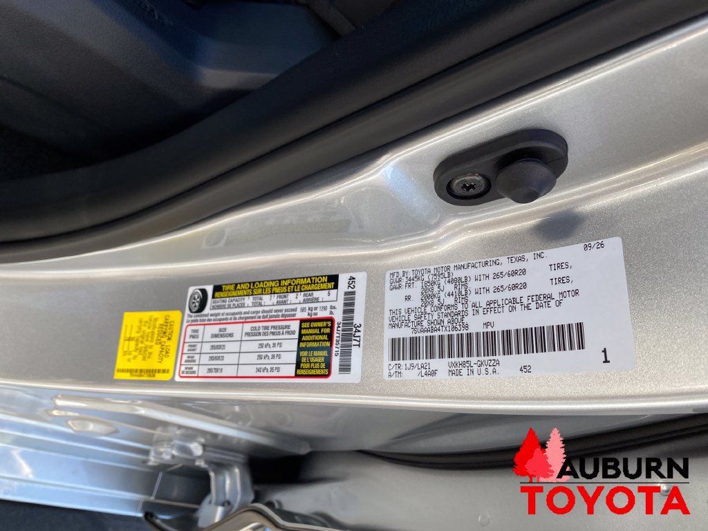 New 2026 Toyota Sequoia Platinum w/ TRD Off-Road Package AWD/4WD image 25
