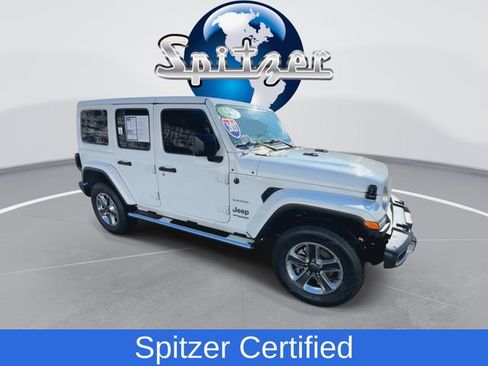 Used 2021 Jeep Wrangler Unlimited Sahara w/ LED Lighting Group image 2