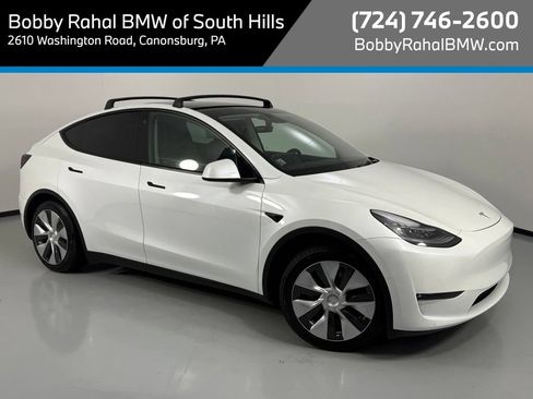 Used 2021 Tesla Model Y Long Range AWD/4WD image 1