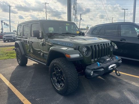 Used 2022 Jeep Wrangler Unlimited Rubicon 4xe w/ Steel Bumper Group AWD/4WD image 3