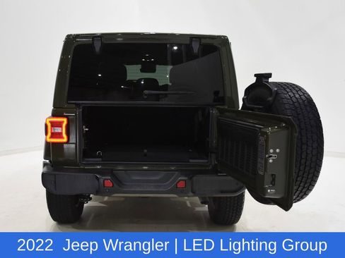 Used 2022 Jeep Wrangler Unlimited Sahara w/ LED Lighting Group AWD/4WD image 6
