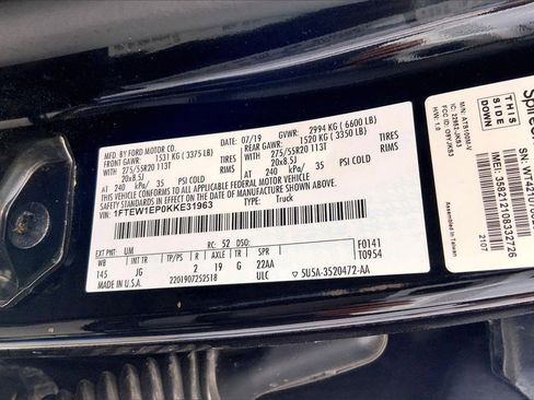 Used 2019 Ford F150 XL w/ Equipment Group 101A Mid image 8