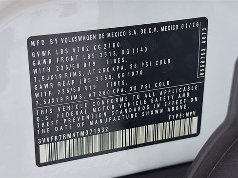 New 2026 Volkswagen Tiguan SE FWD image 31