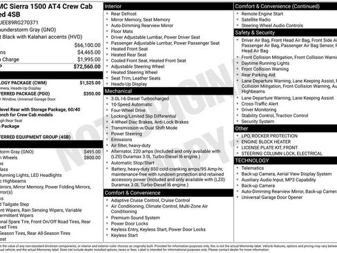 Used 2024 GMC Sierra 1500 AT4 w/ Technology Package AWD/4WD image 5