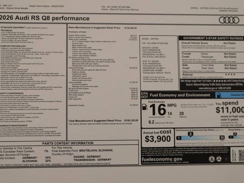 New 2026 Audi RS Q8 performance image 32