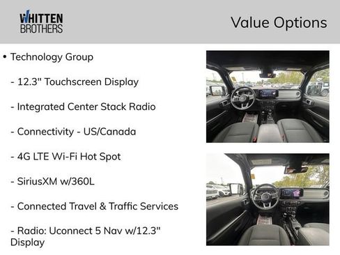 Used 2024 Jeep Wrangler Unlimited Sahara w/ Technology Group AWD/4WD image 13
