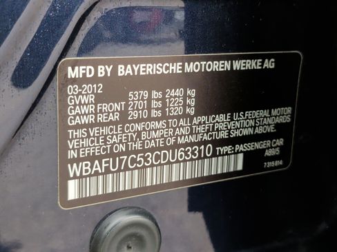 Used 2012 BMW 535i xDrive Sedan image 40