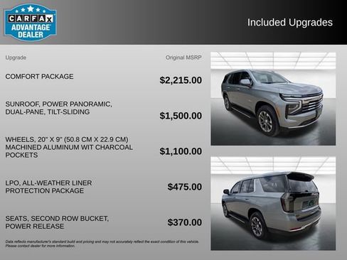 Used 2025 Chevrolet Tahoe LT w/ Comfort Package RWD image 3