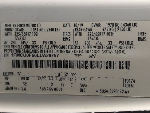 Used 2020 Ford Escape S image 33