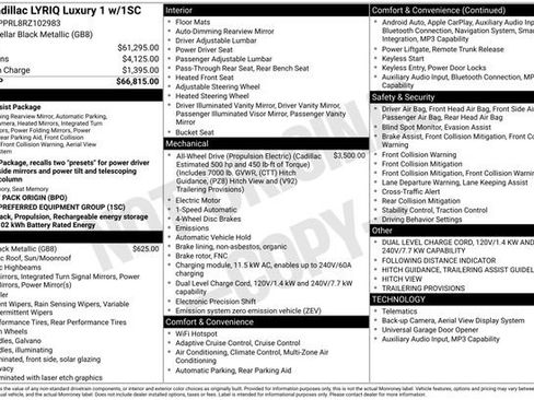 Certified 2024 Cadillac Lyriq Luxury image 34