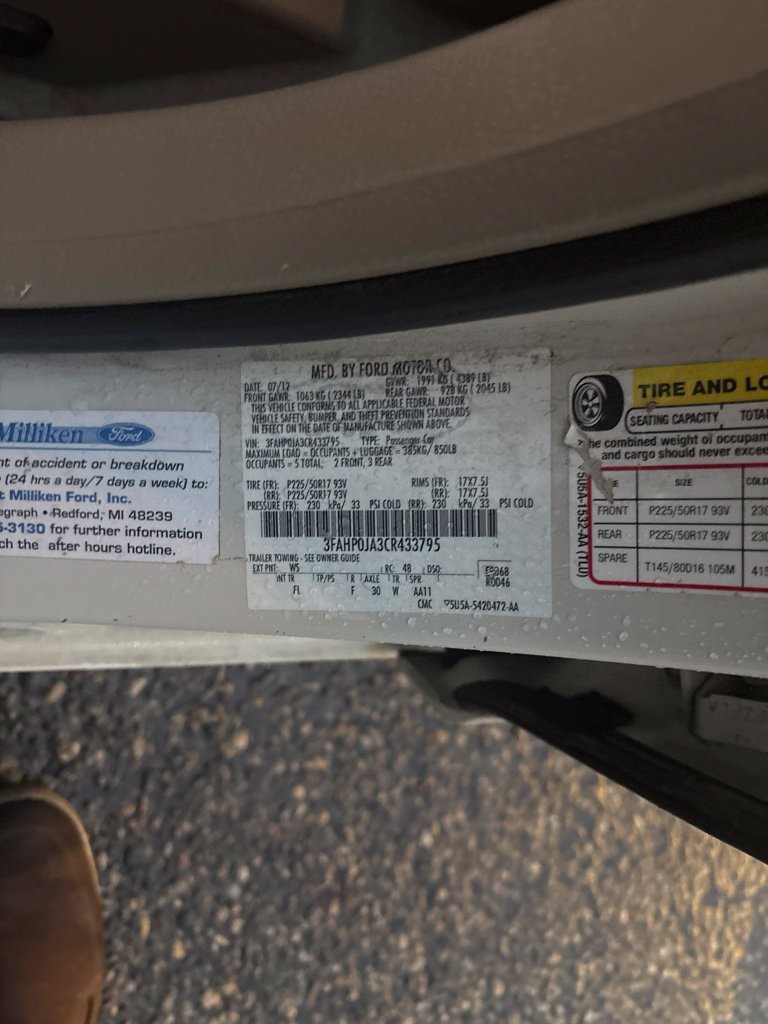 Used 2012 Ford Fusion SEL FWD image 16