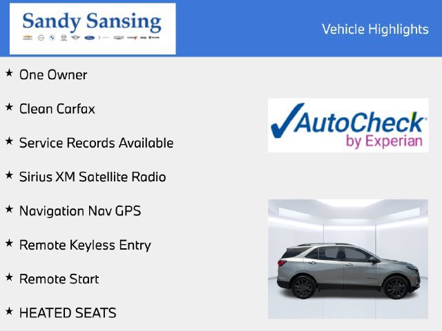 Used 2024 Chevrolet Equinox RS w/ RS Leather Package FWD image 7