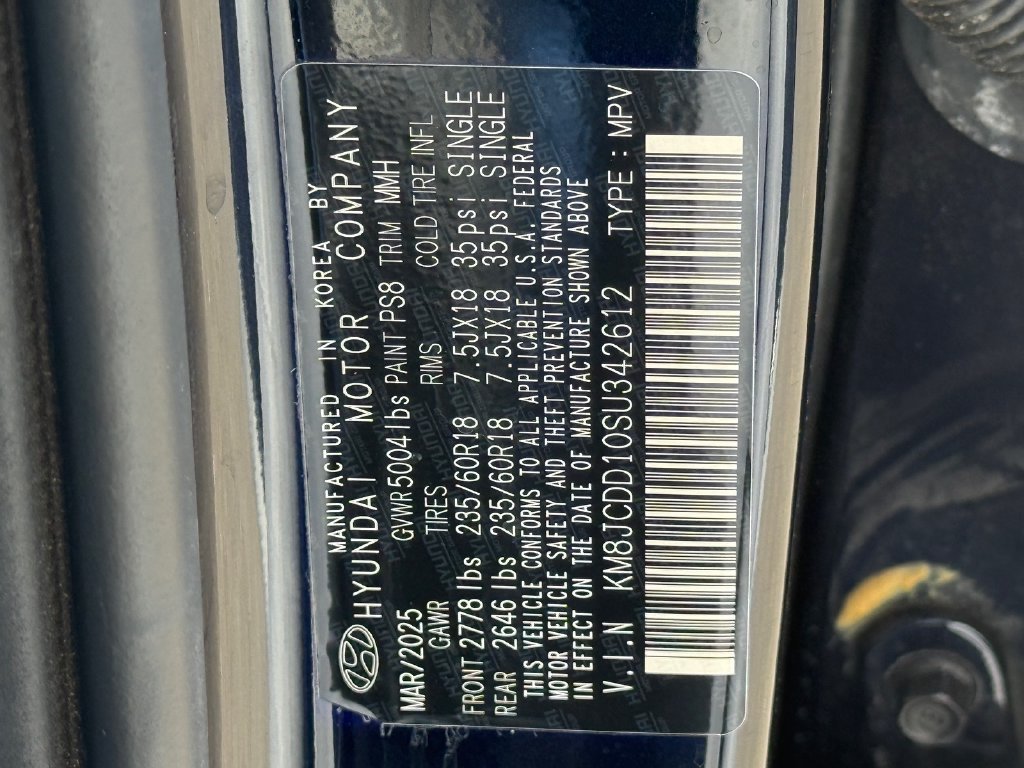 Used 2025 Hyundai Tucson SEL AWD/4WD image 52