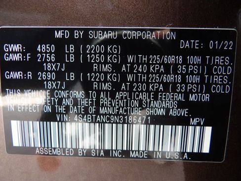 Used 2022 Subaru Outback Limited image 35