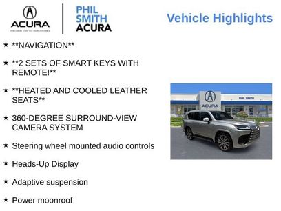 Used 2025 Lexus LX 600 4WD w/ Luxury Package