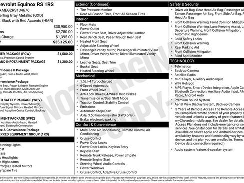 Used 2024 Chevrolet Equinox RS w/ RS Leather Package FWD image 6