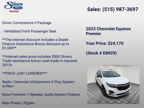 Used 2023 Chevrolet Equinox Premier image 24