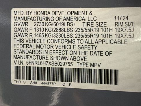 Used 2025 Honda Odyssey Sport-L image 23