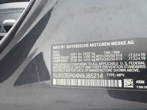 Used 2022 BMW X3 xDrive30i w/ Convenience Package AWD/4WD image 36