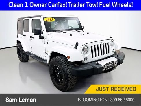 Used 2015 Jeep Wrangler Unlimited Sahara w/ Trailer Tow Group image 1